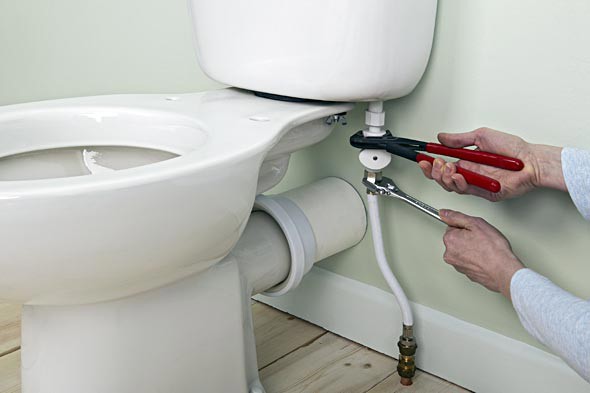 fuite d'eau aux toilettes