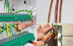 fil de terre à un panneau électrique